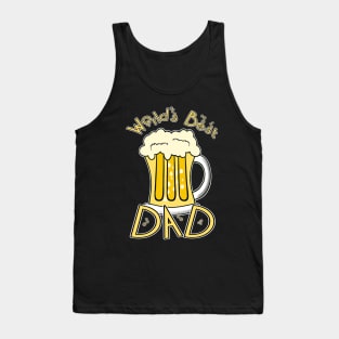 Worlds Best Dad Beer Tank Top